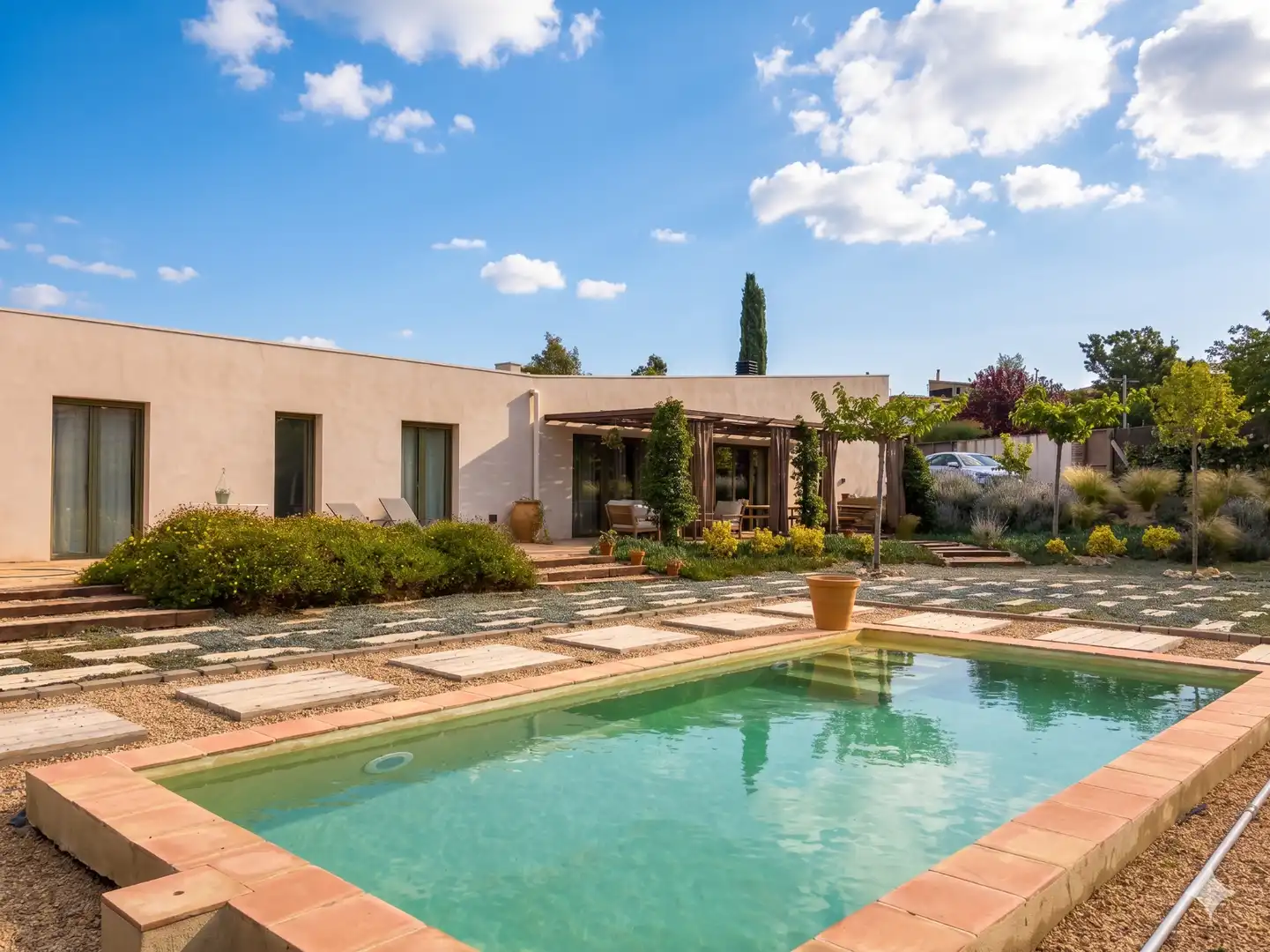 Piscina de Casa o chalet de alquiler en Ultramort con Aire acondicionado, Calefacción y Jardín privado