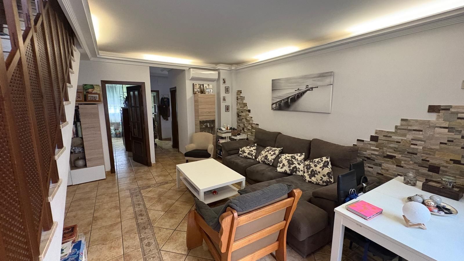 Sala d'estar de Casa adosada en venda en Chiclana de la Frontera