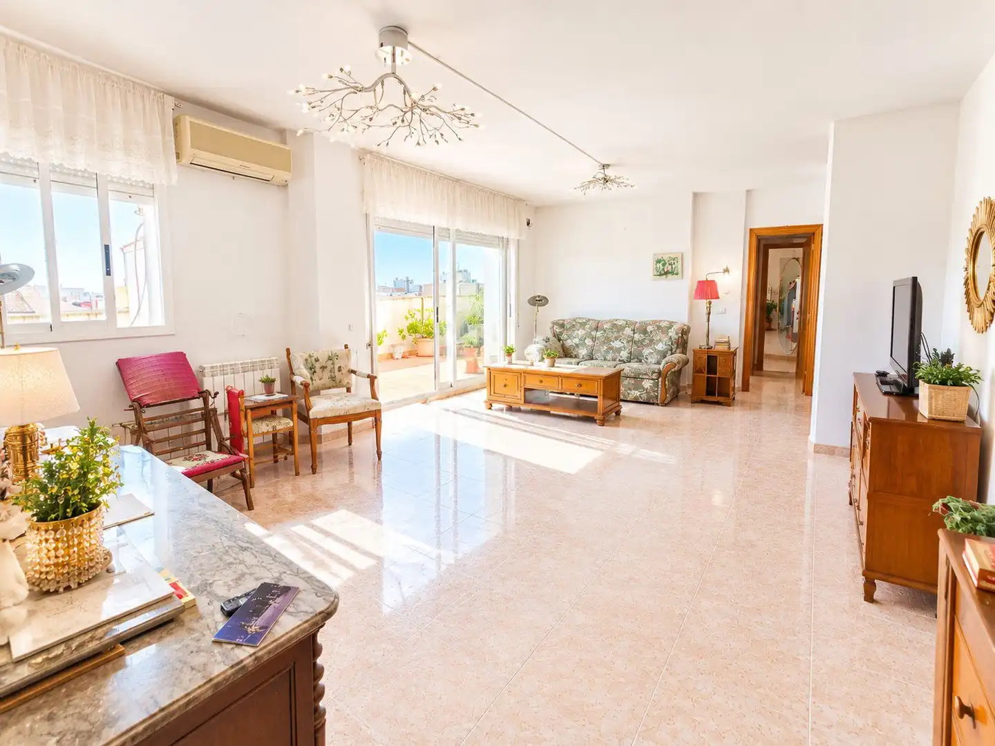 Living room of Attic for sale in El Vendrell  with Air Conditioner, Heating and Terrace