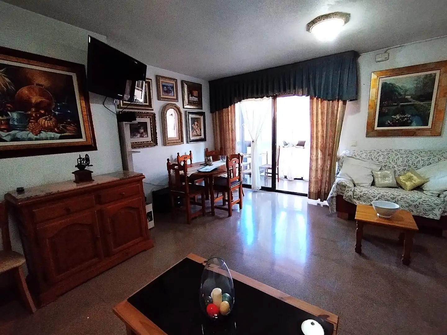 Sala d'estar de Pis en venda en Alicante / Alacant amb Aire condicionat i Terrassa