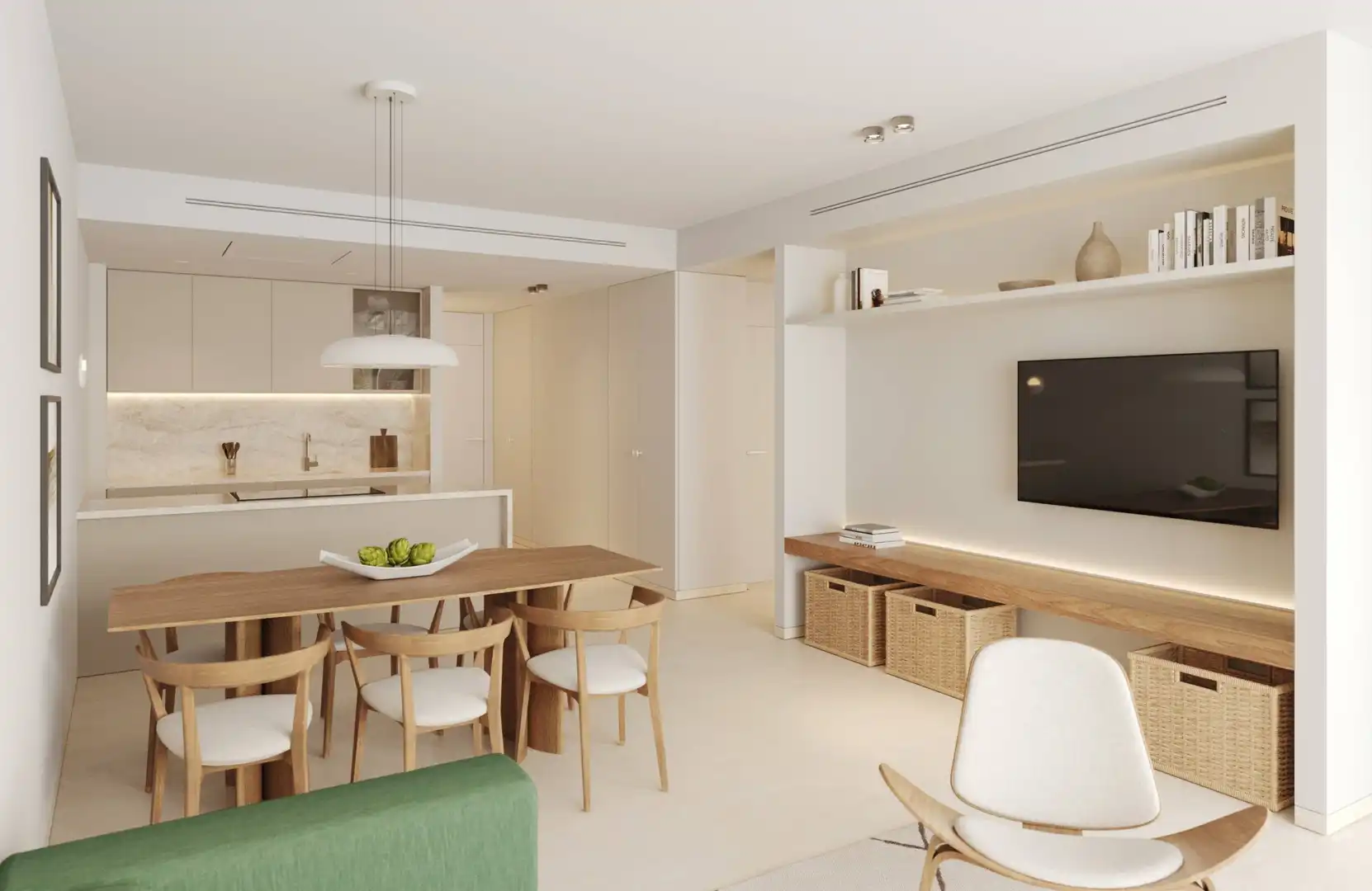 Sala de estar de Planta baja en venta en Estepona con Aire acondicionado, Calefacción y Jardín privado