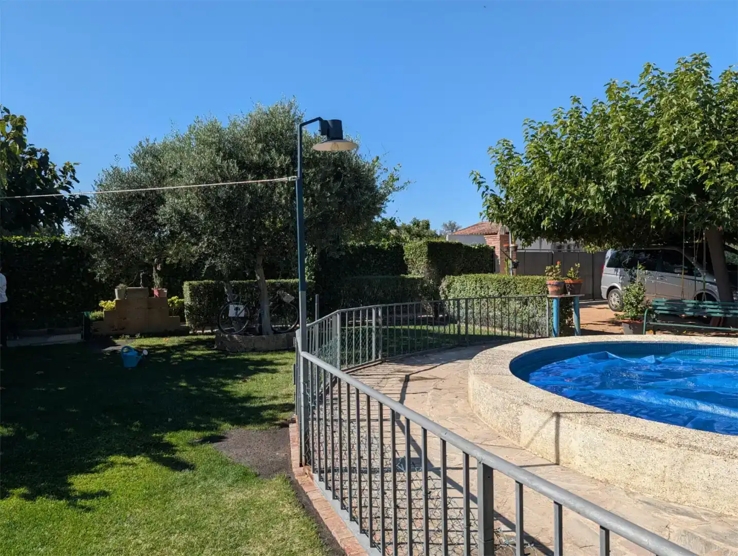 Jardín de Finca rústica en venta en Tudela con Piscina