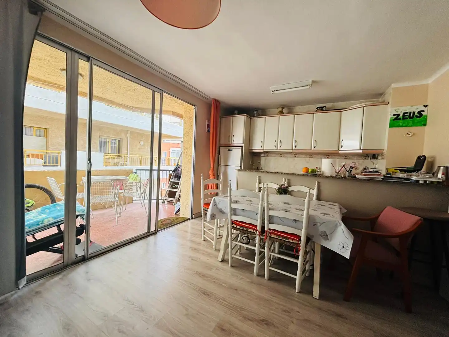 Kitchen of Flat for sale in Salou  with Air Conditioner, Terrace and Furnished