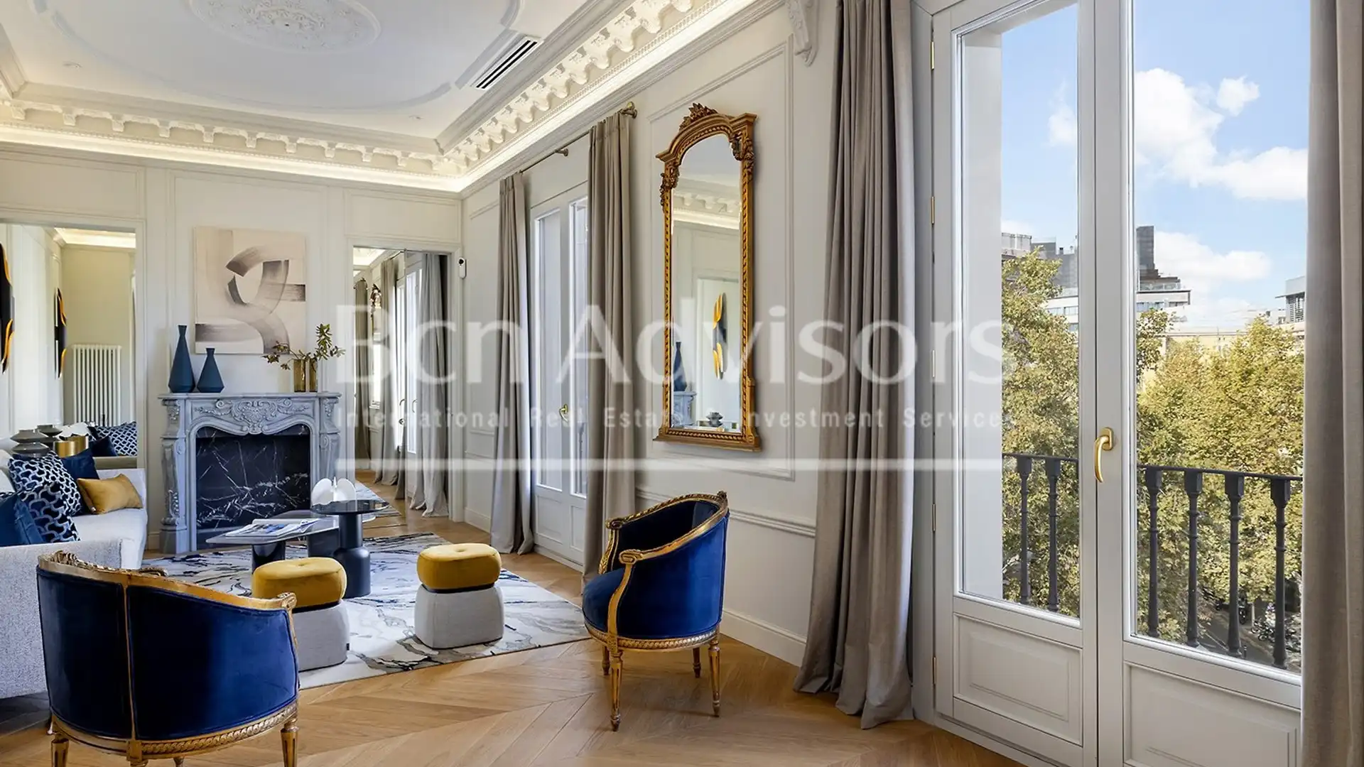 Sala de estar de Ático en venta en  Barcelona Capital con Aire acondicionado, Calefacción y Parquet