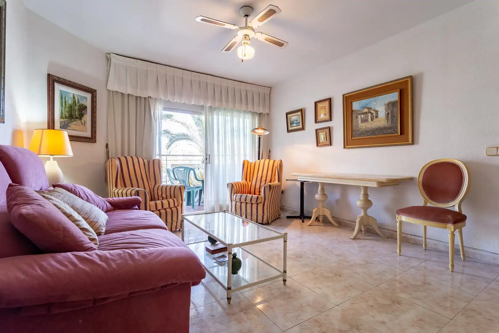 Living room of Flat for sale in Salou  with Air Conditioner, Private garden and Terrace