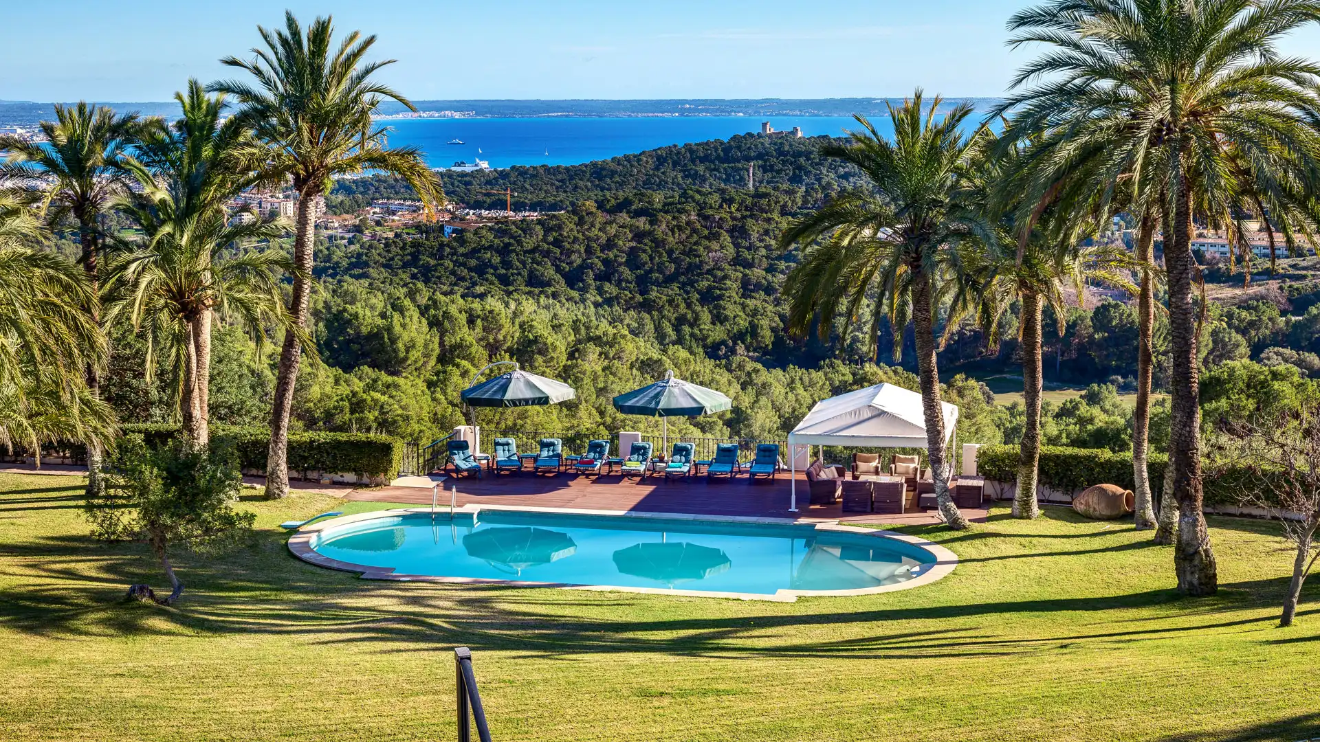 Piscina de Casa o chalet en venta en  Palma de Mallorca con Aire acondicionado, Calefacción y Parquet