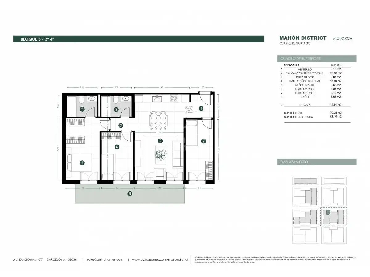 Apartament amb ascensor en venda a Maó ciutat, imagen 16