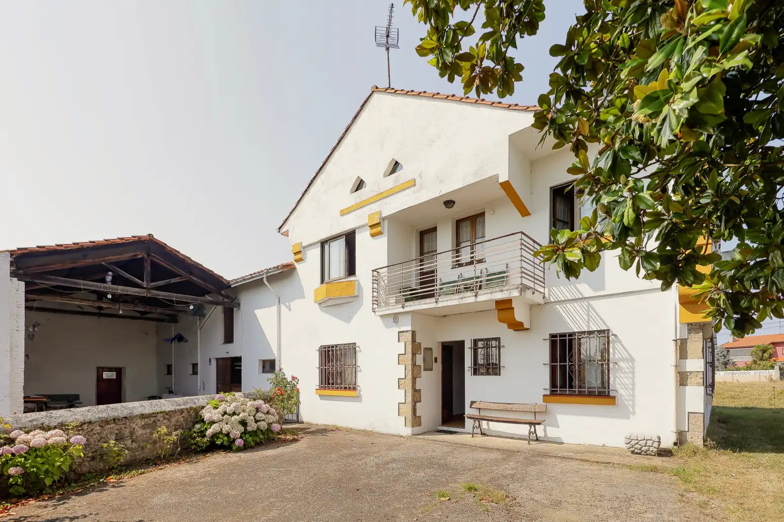Exterior view of Houses for sale in Gijón   with Private garden