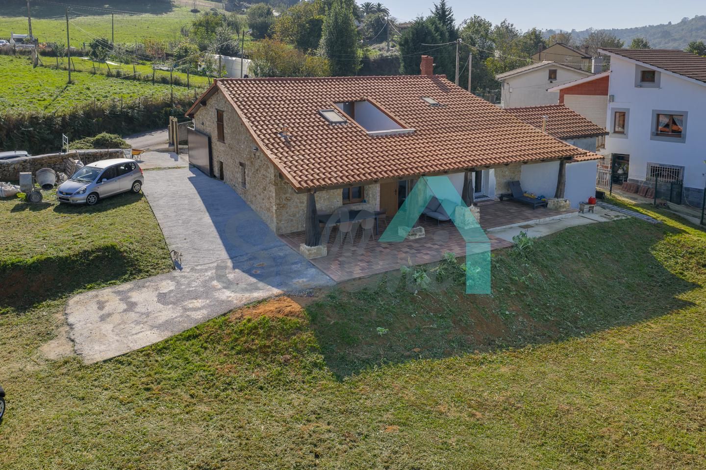 Vista exterior de Casa o chalet en venta en Siero con Calefacción, Jardín privado y Terraza