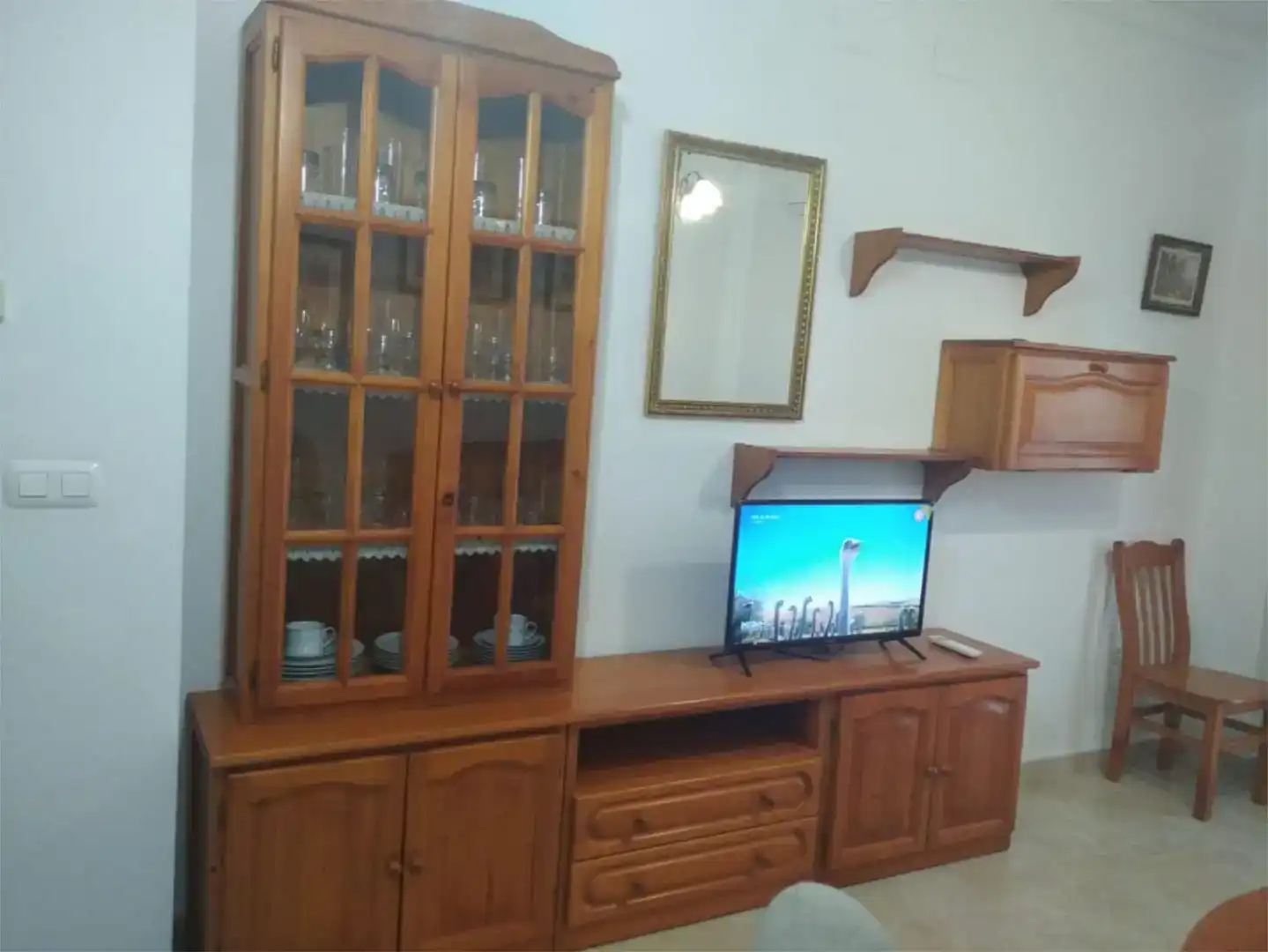 Wohnzimmer von Wohnung zur Miete in Fregenal de la Sierra mit Klimaanlage und Balkon
