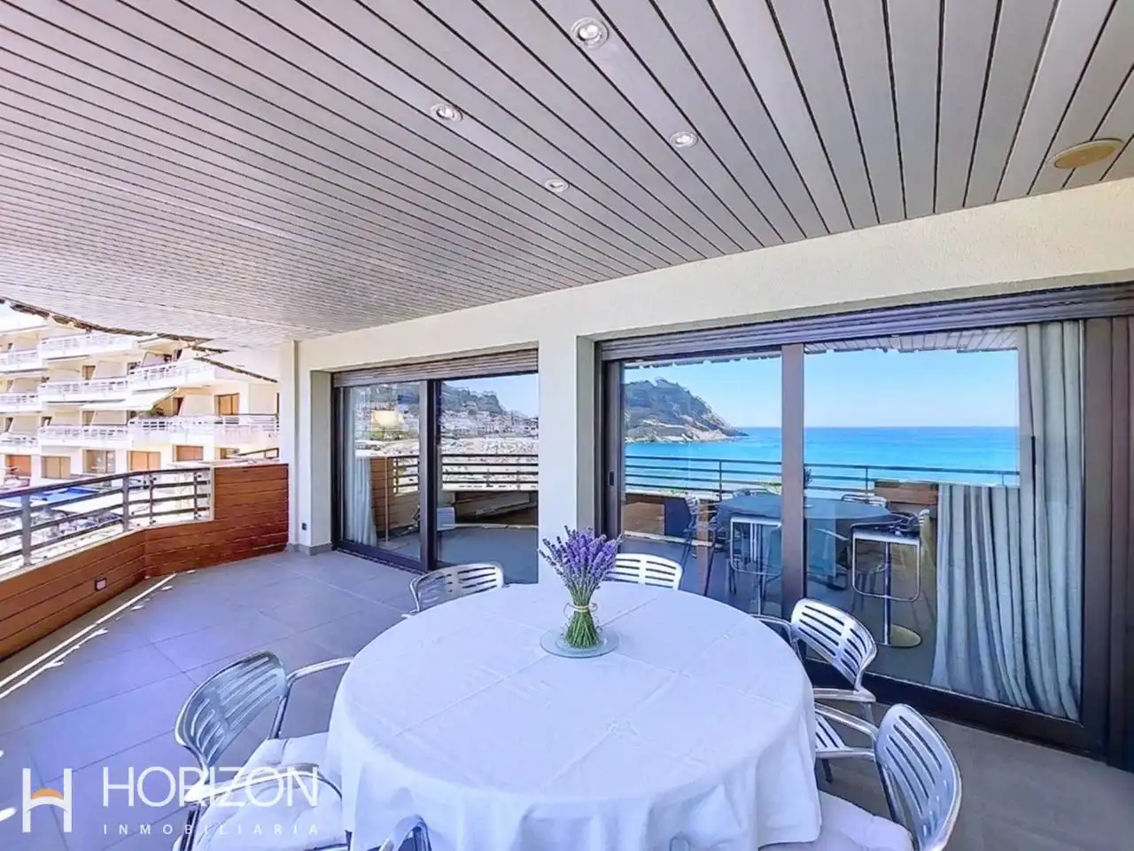 Terrasse von Wohnungen zum Verkauf in Tossa de Mar mit Klimaanlage, Heizung und Terrasse