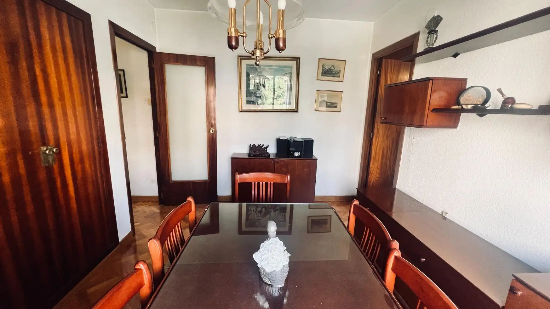 Dining room of Flat for sale in Castellón de la Plana / Castelló de la Plana  with Air Conditioner, Private garden and Furnished