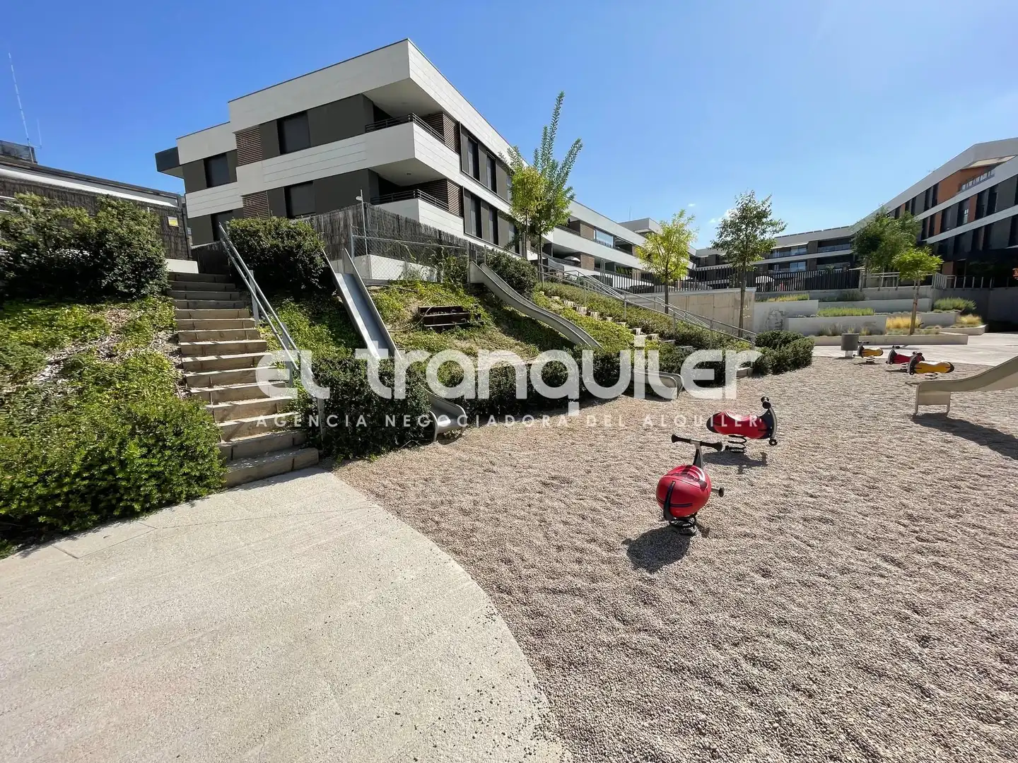 Terrasse von Wohnung zur Miete in Las Rozas de Madrid mit Klimaanlage, Terrasse und Schwimmbad