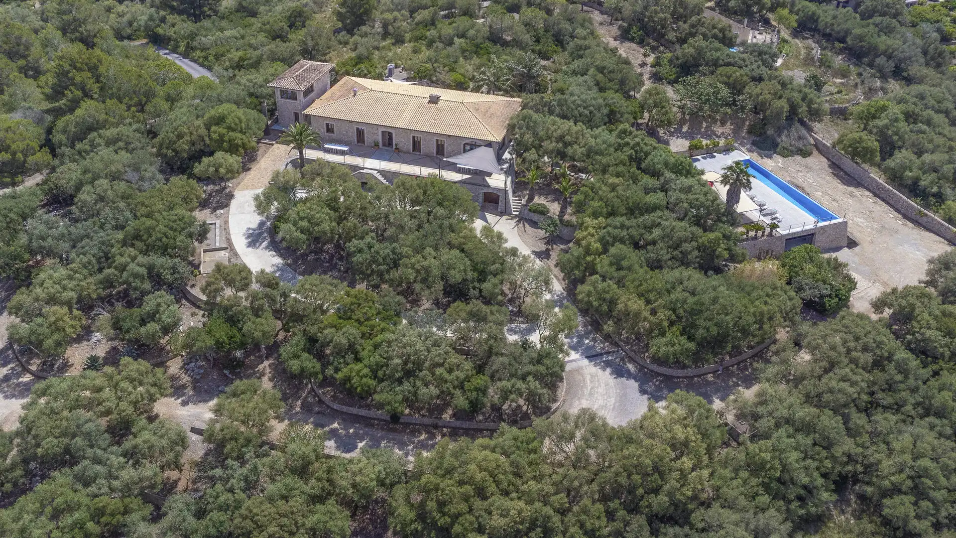 Außenansicht von Country house zum Verkauf in Manacor mit Klimaanlage, Heizung und Terrasse