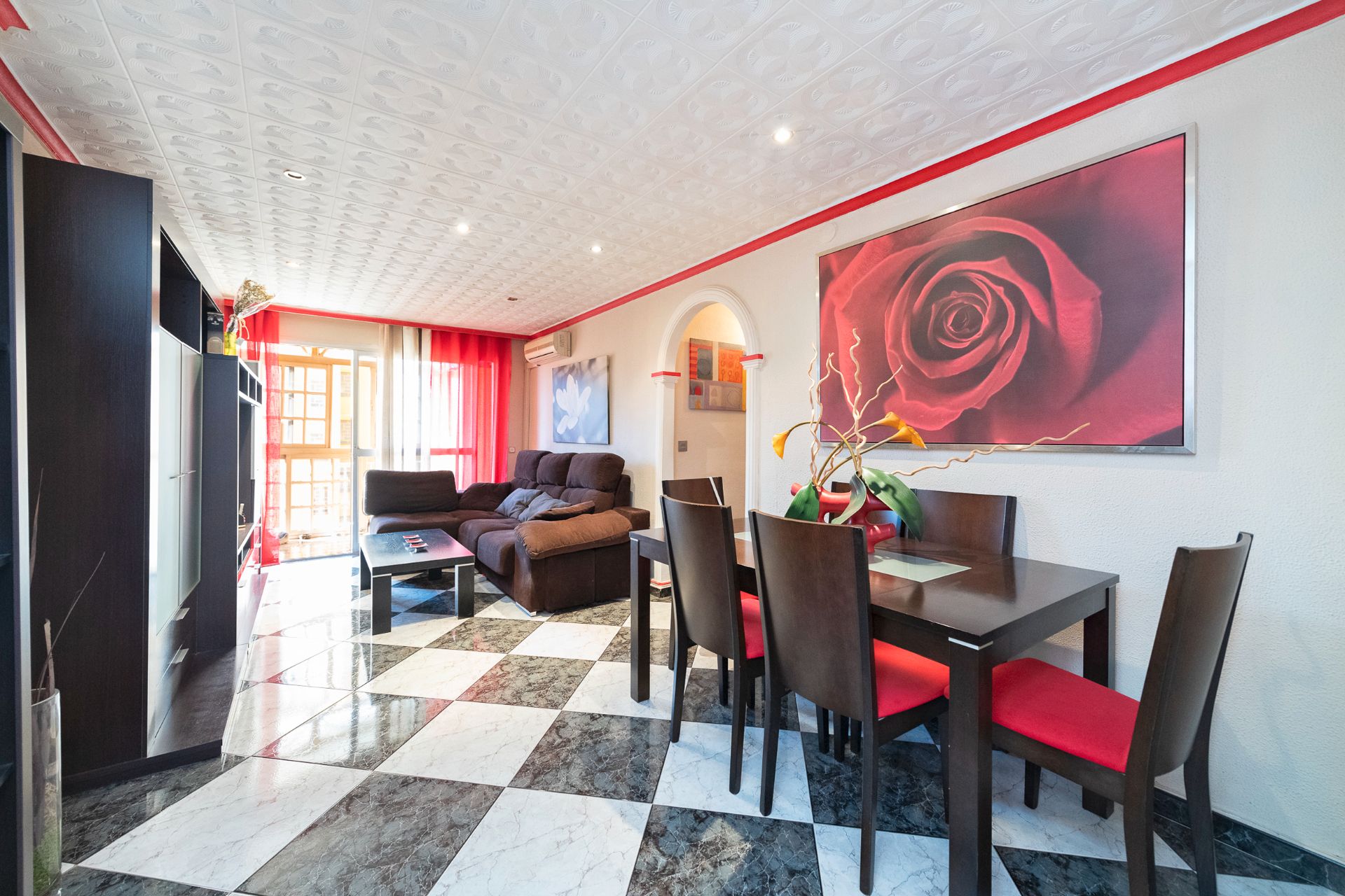 Living room of Flat for sale in Málaga Capital  with Air Conditioner and Terrace