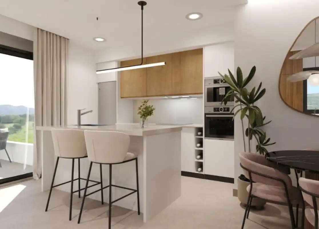 Apartament amb piscina en venda a Hacienda del Álamo Golf, imagen 4