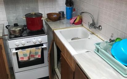 Kitchen of Flat for sale in Girona Capital  with Terrace, Furnished and Internet