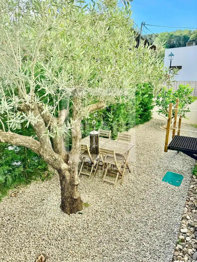 Terrace of Flat for rent in Sant Joan de Labritja  with Air Conditioner, Private garden and Furnished