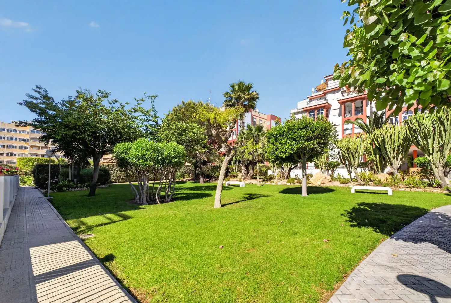 Jardín de Apartamento en venta en Torrevieja con Aire acondicionado, Calefacción y Terraza