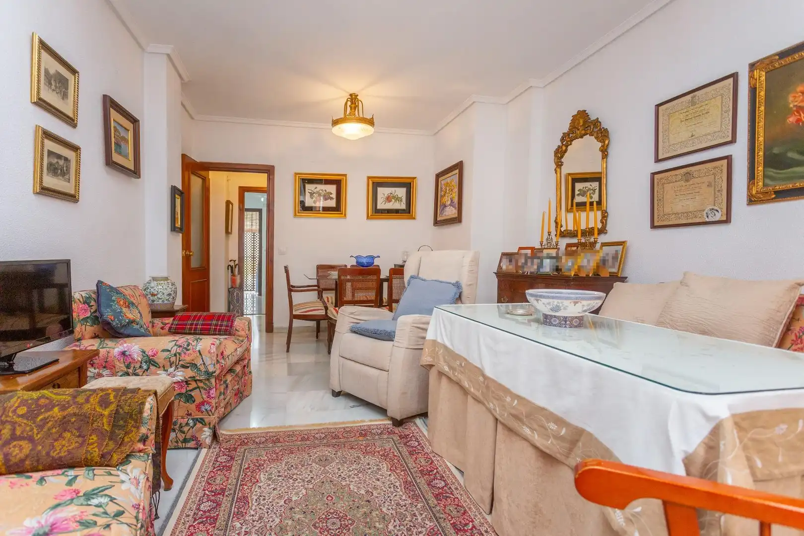 Sala de estar de Piso en venta en Jerez de la Frontera con Aire acondicionado, Terraza y Amueblado