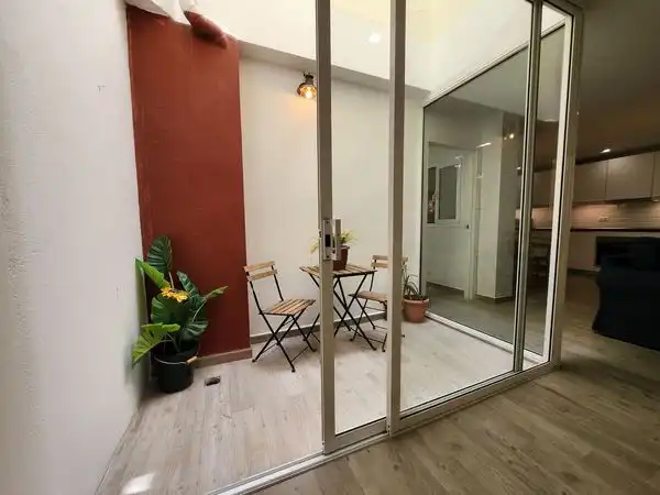 Terrasse von Wohnung zur Miete in Las Palmas de Gran Canaria mit Möbliert und Waschmaschine