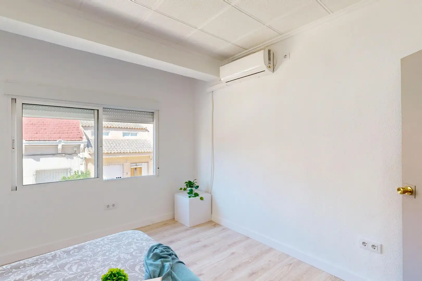 Schlafzimmer von Wohnung zum Verkauf in Cartagena mit Klimaanlage, Heizung und Balkon