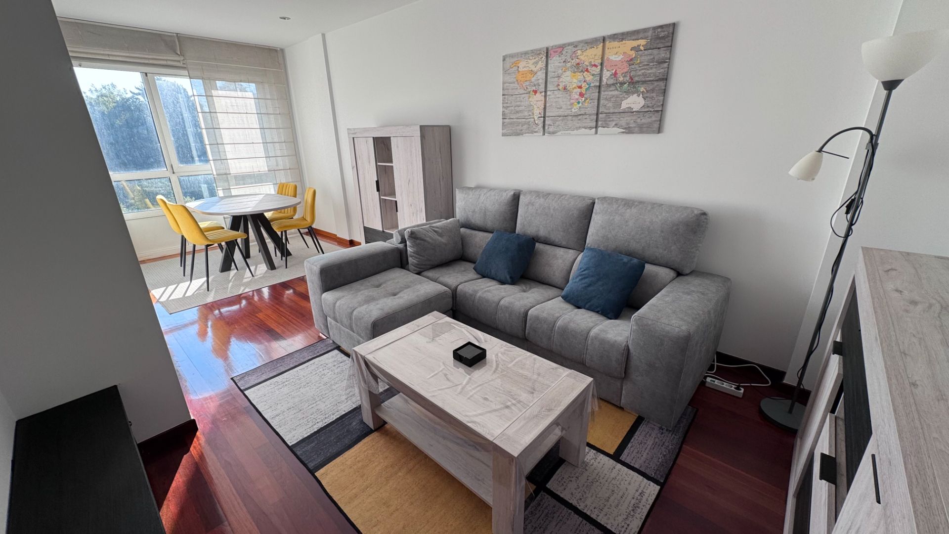 Sala d'estar de Apartament de lloguer en Lugo Capital amb Calefacció, Traster i Moblat