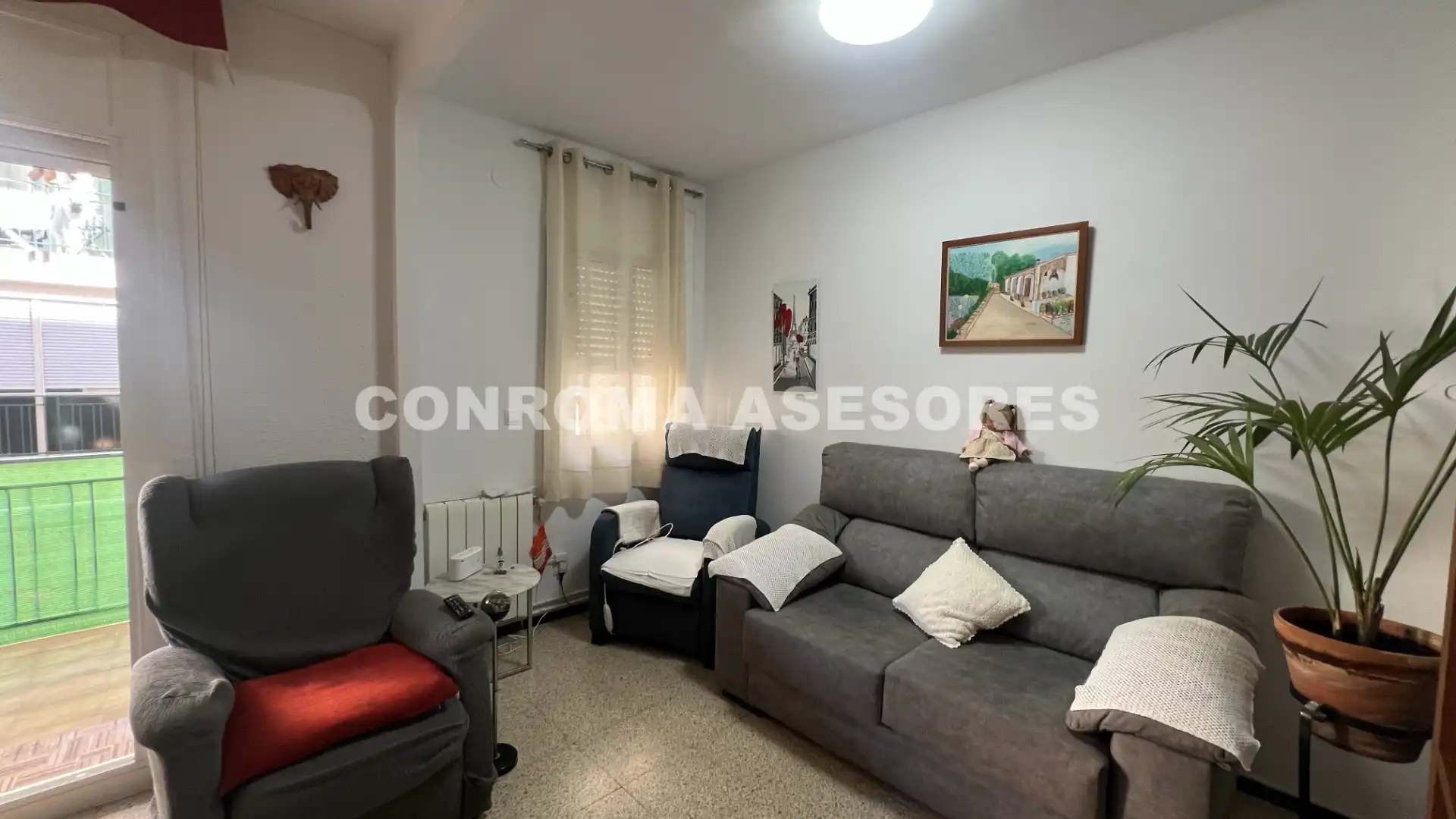 Sala de estar de Piso en venta en Malgrat de Mar con Calefacción y Balcón