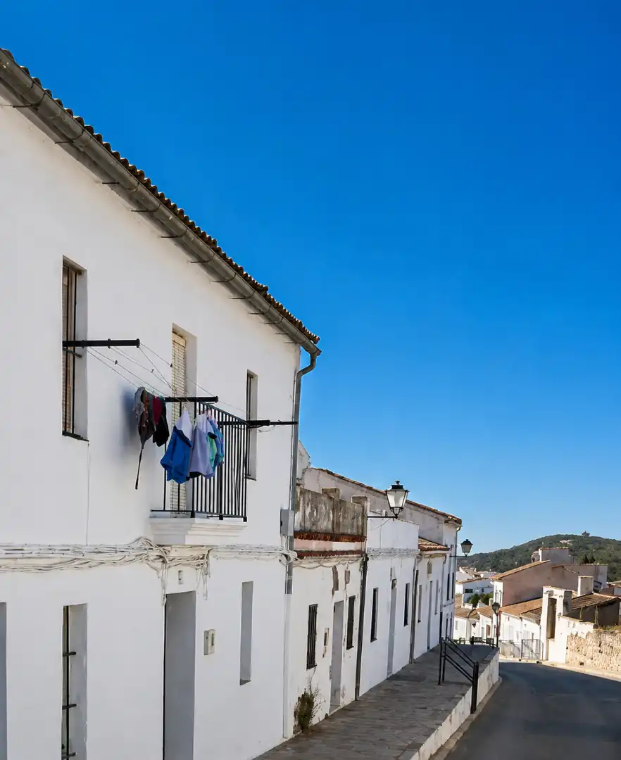 Vista exterior de Casa adosada en venda en Constantina amb Balcó