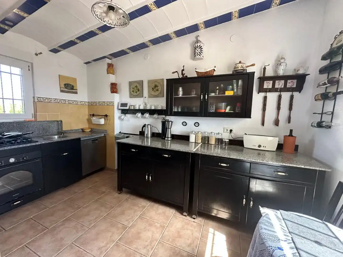 Küche von Country house zum Verkauf in San Jorge / Sant Jordi mit Klimaanlage und Schwimmbad