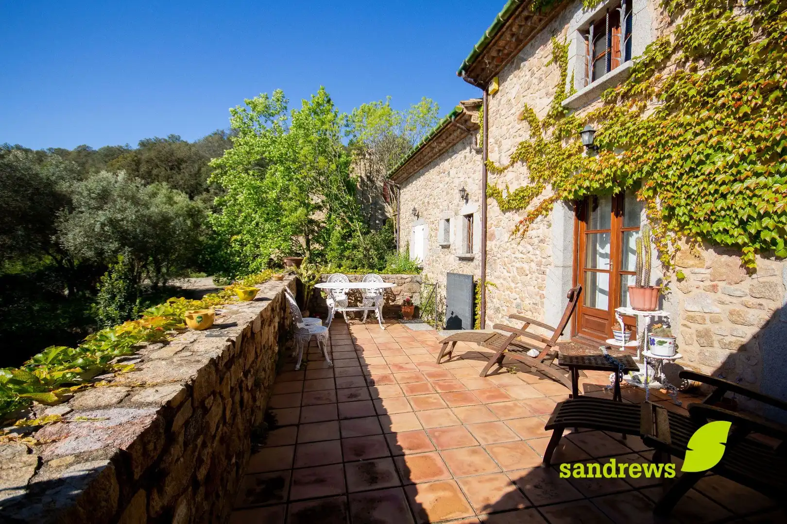 Terrace of Country homes for sale in Agullana  with Air Conditioner, Heating and Private garden