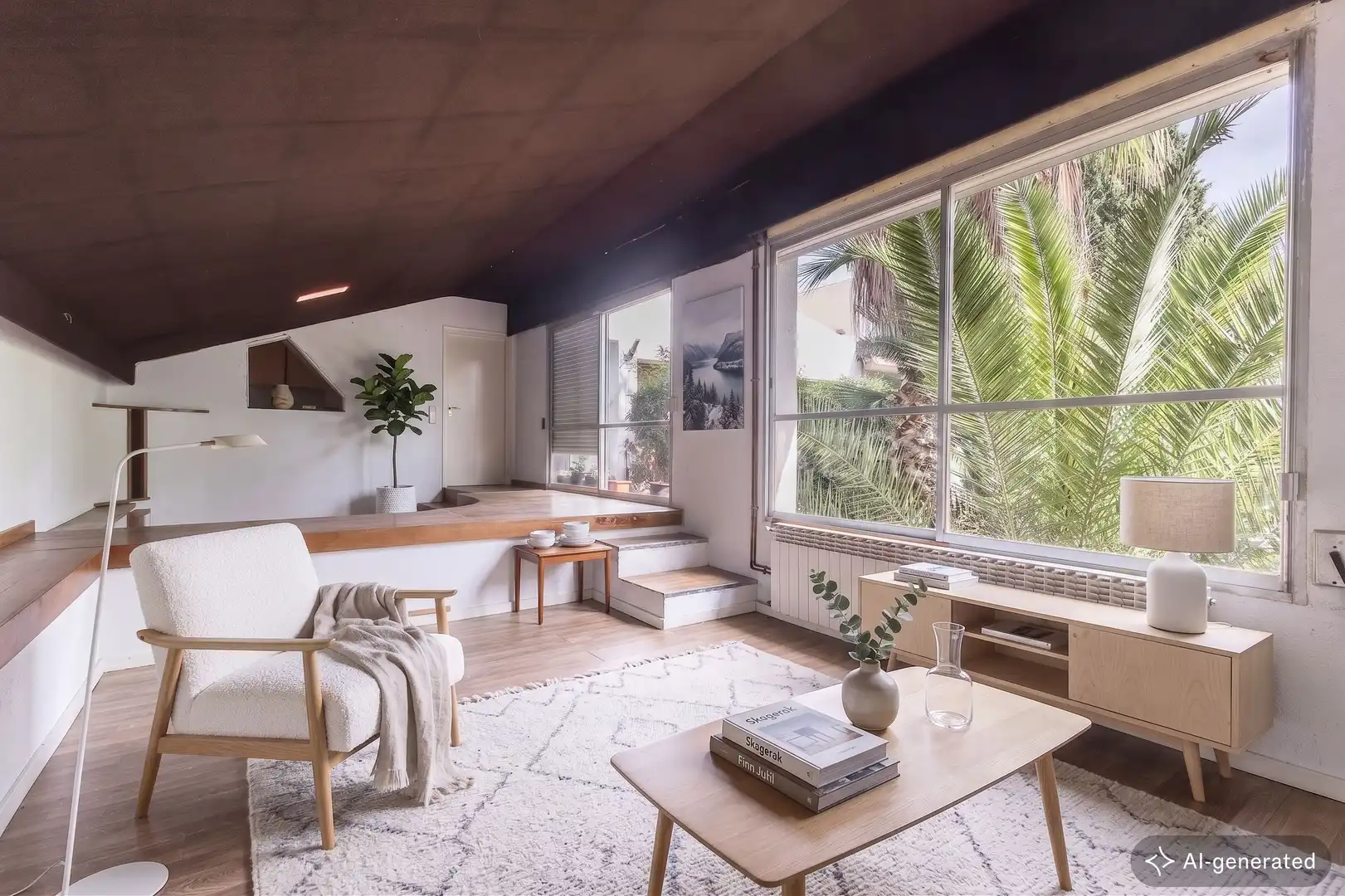 Sala de estar de Casa adosada en venta en Barcelona con Calefacción, Jardín privado y Parquet