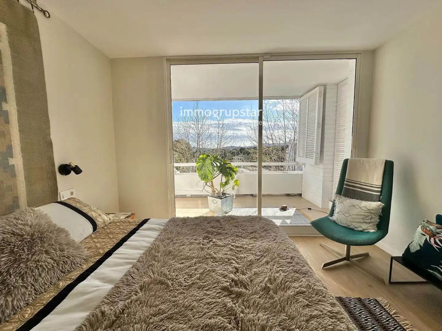 Dormitori de Apartament en venda en Castell d'Aro, Platja d'Aro i s'Agaró amb Calefacció, Parquet i Terrassa