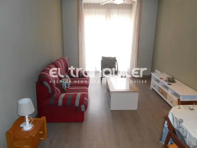 Wohnzimmer von Wohnung zur Miete in Madrid mit Klimaanlage, Terrasse und Möbliert