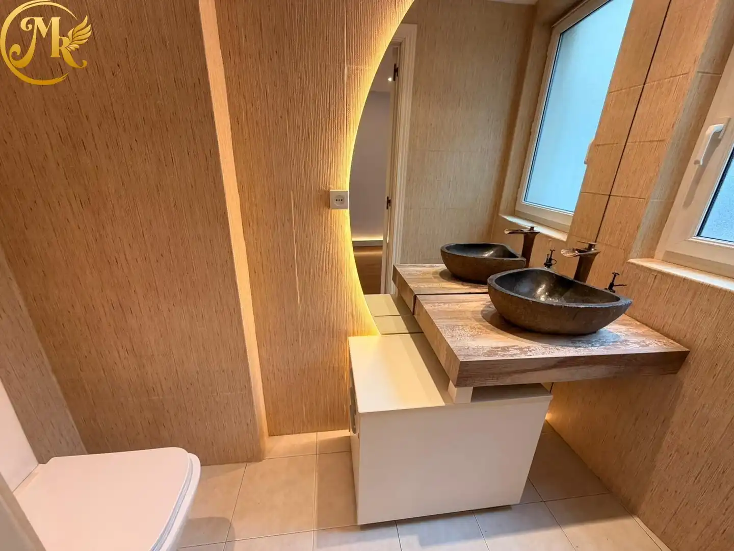 Badezimmer von Wohnung zum Verkauf in Santander mit Heizung und Möbliert