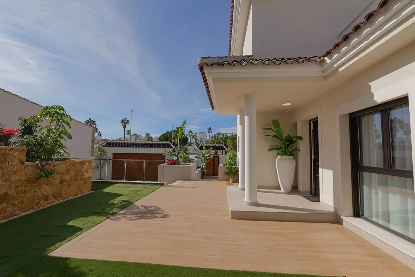 Terrassa de Casa o xalet en venda en Rojales amb Aire condicionat, Jardí privat i Terrassa