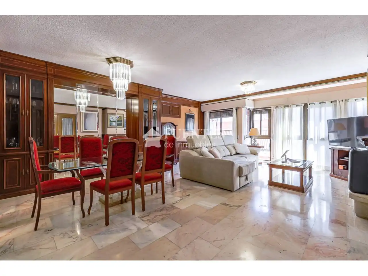 Sala de estar de Dúplex en venta en Alicante / Alacant con Aire acondicionado, Calefacción y Parquet