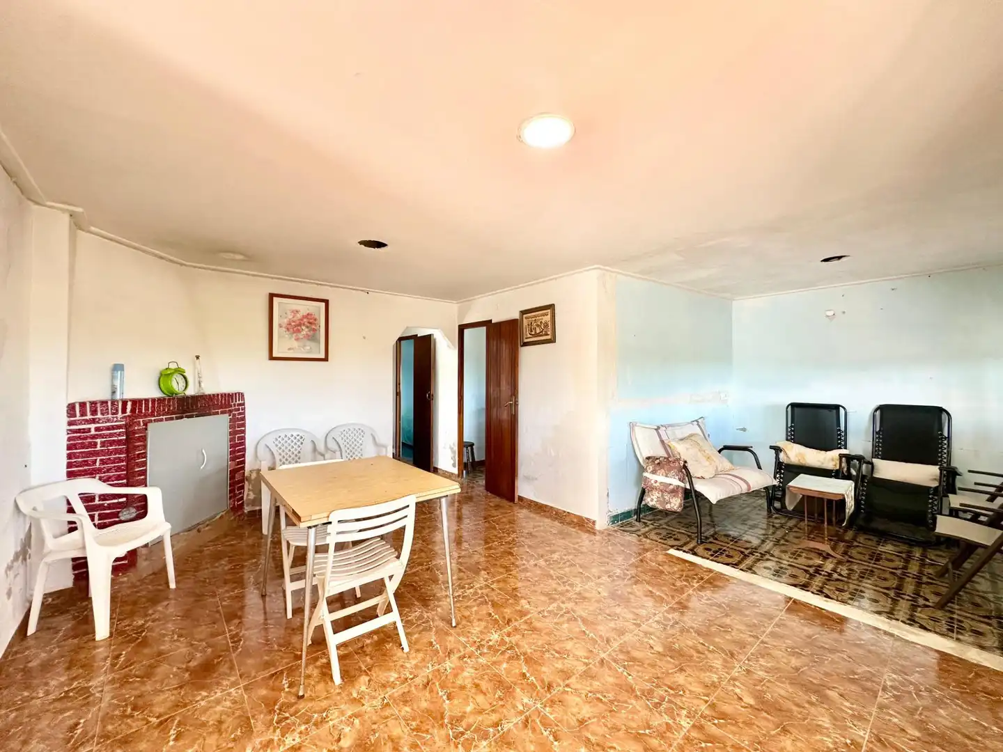 Sala d'estar de Casa o xalet en venda en Carlet amb Jardí privat, Terrassa i Traster