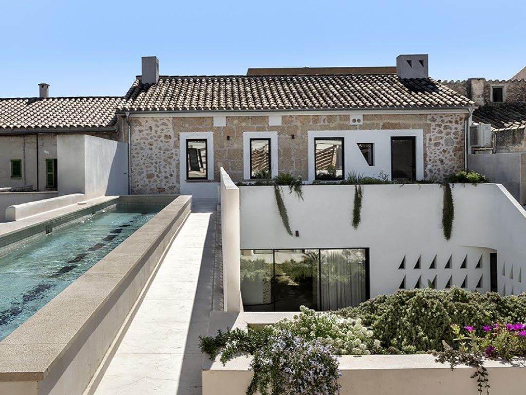 Vista exterior de Casa o chalet en venta en Santa María del Camí con Aire acondicionado, Jardín privado y Terraza