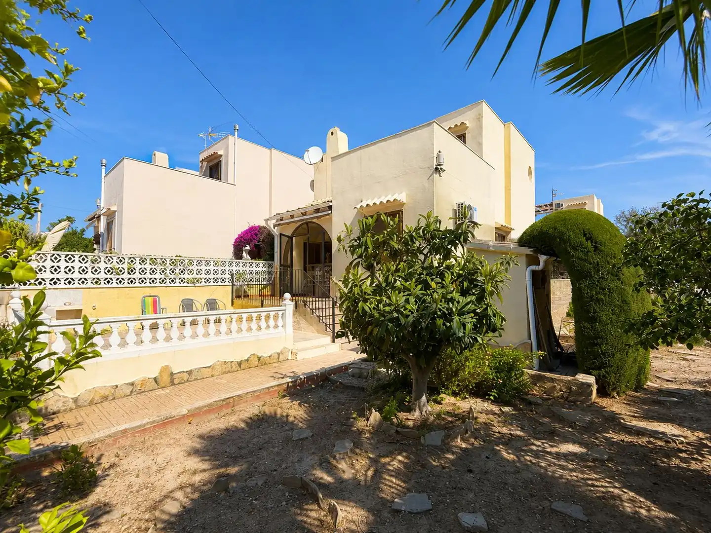 Exterior view of Houses for sale in Calpe / Calp  with Air Conditioner, Heating and Private garden