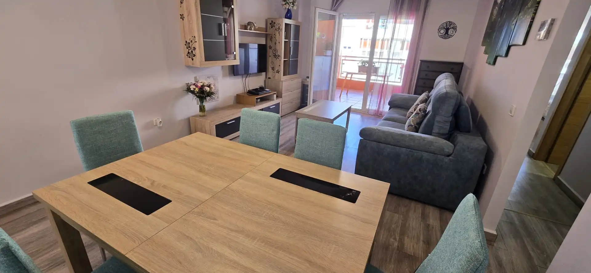 Sala de estar de Apartamento en venta en Dénia con Aire acondicionado, Calefacción y Terraza