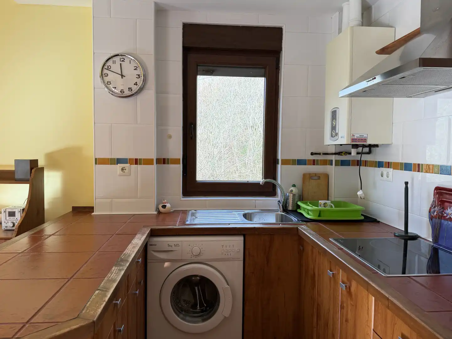 Küche von Einfamilien-Reihenhaus zur Miete in San Roque de Riomiera mit Heizung und Privatgarten