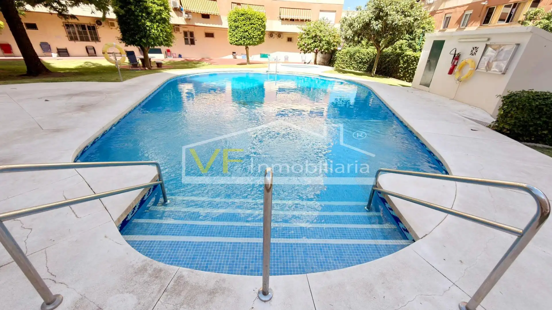 Swimming pool of Flat for sale in Málaga  with Balcony and Community pool