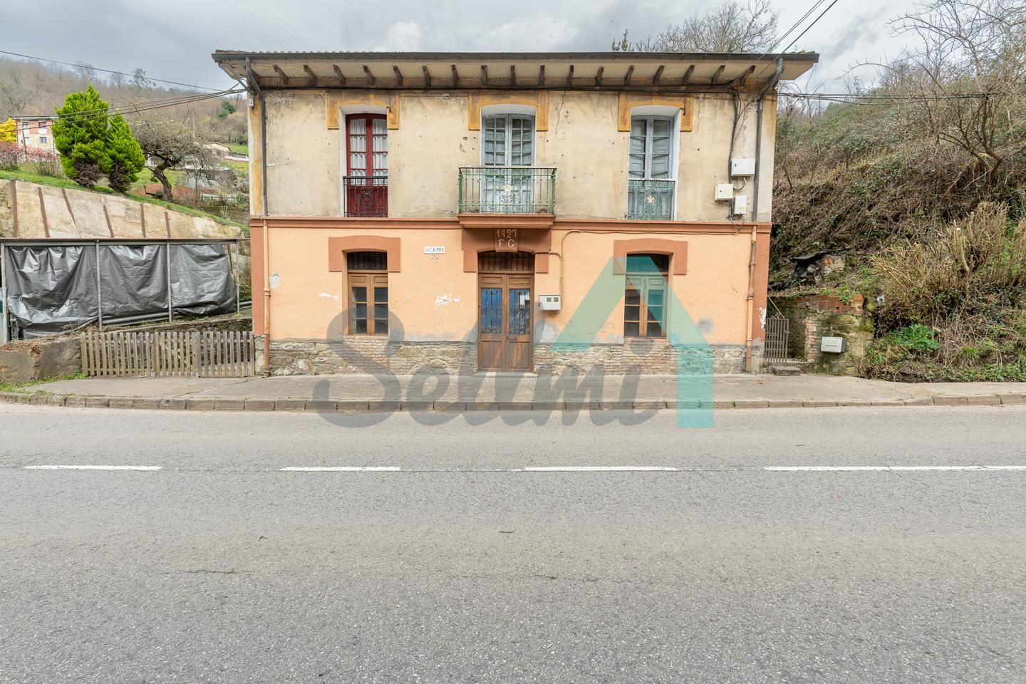 Exterior view of House or chalet for sale in Mieres (Asturias)  with Private garden, Parquet flooring and Terrace