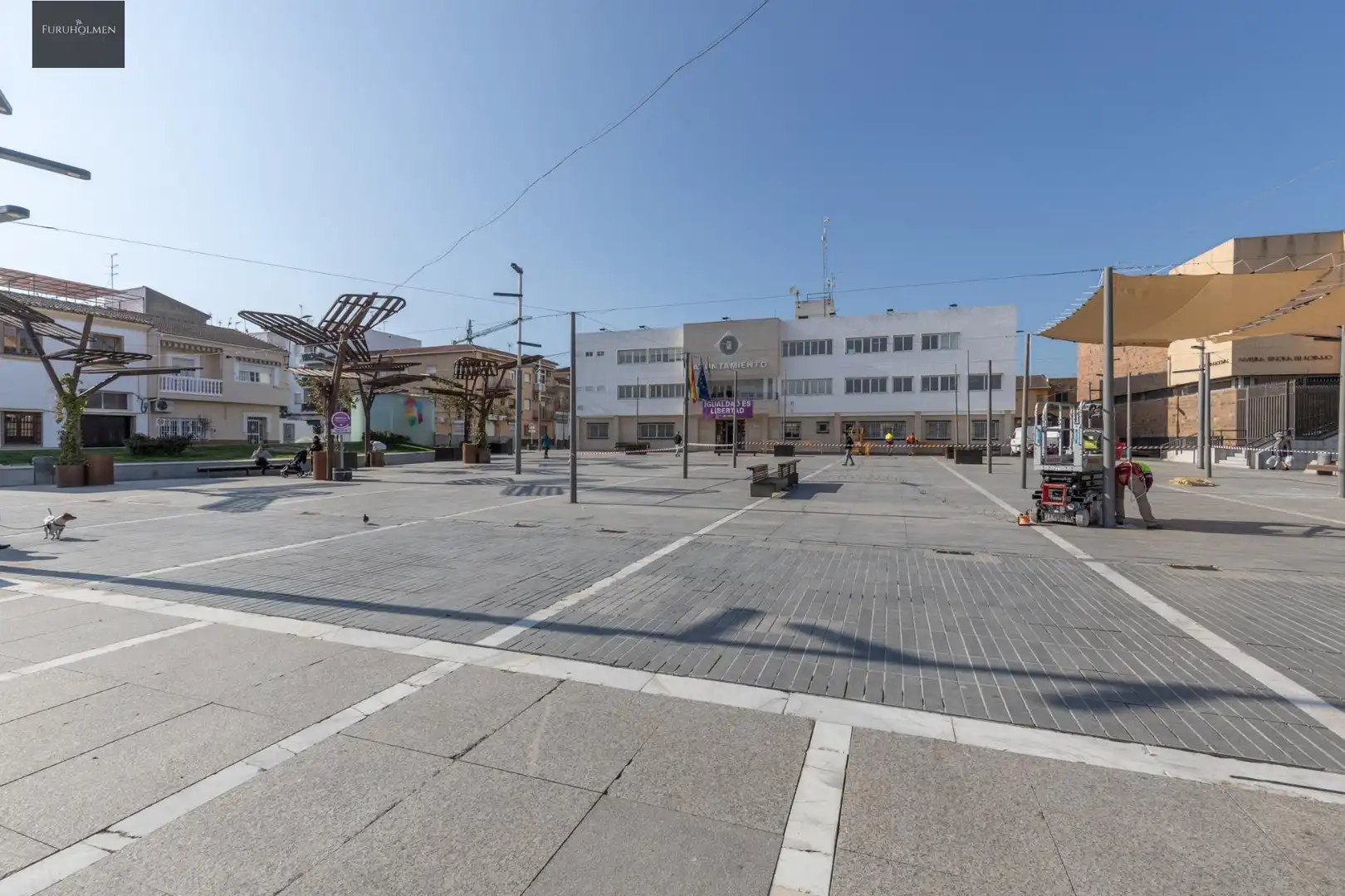 Exterior view of Flat for sale in Armilla  with Air Conditioner and Heating