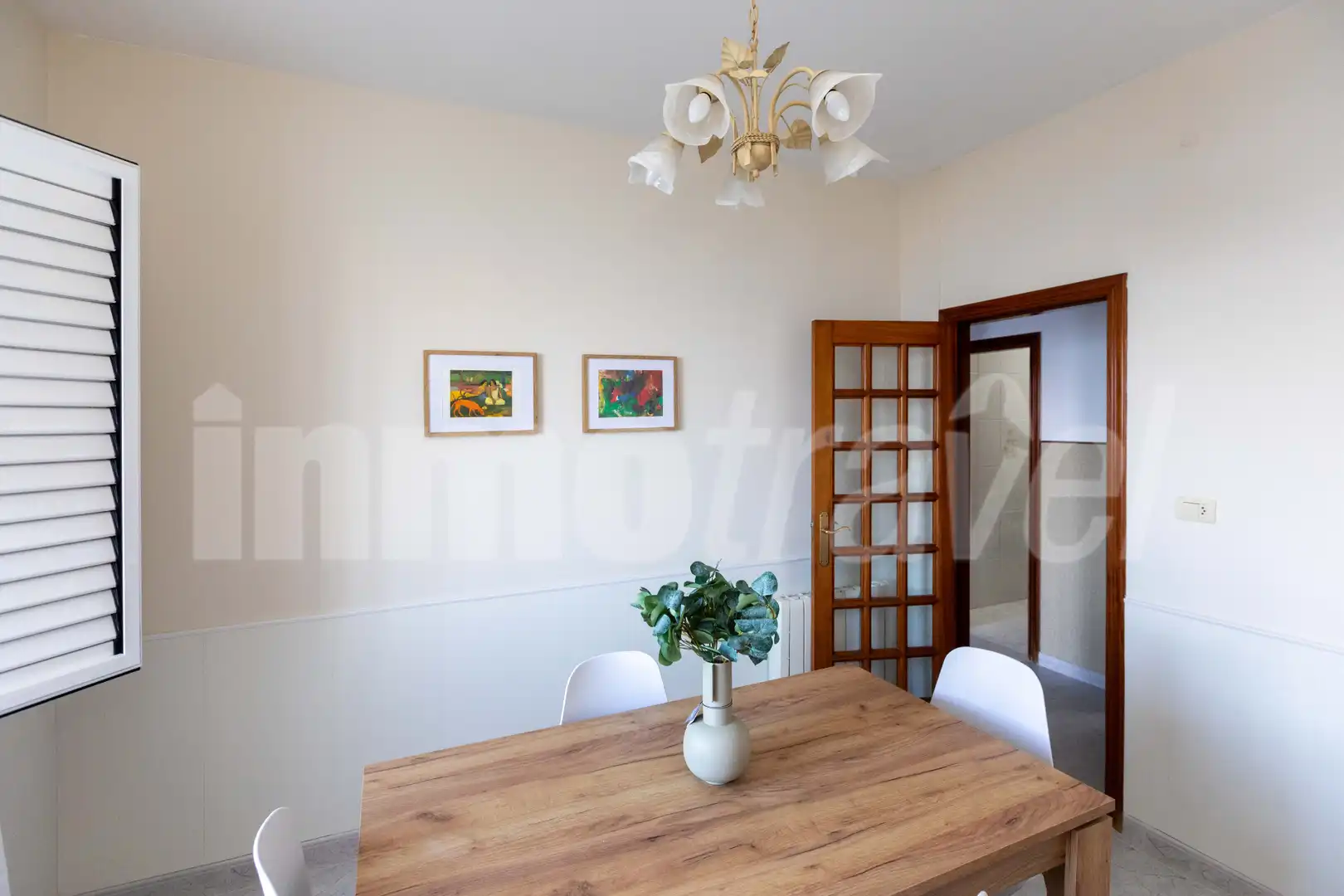 Dining room of Flat for rent in Sanxenxo  with Furnished, Oven and Washing machine