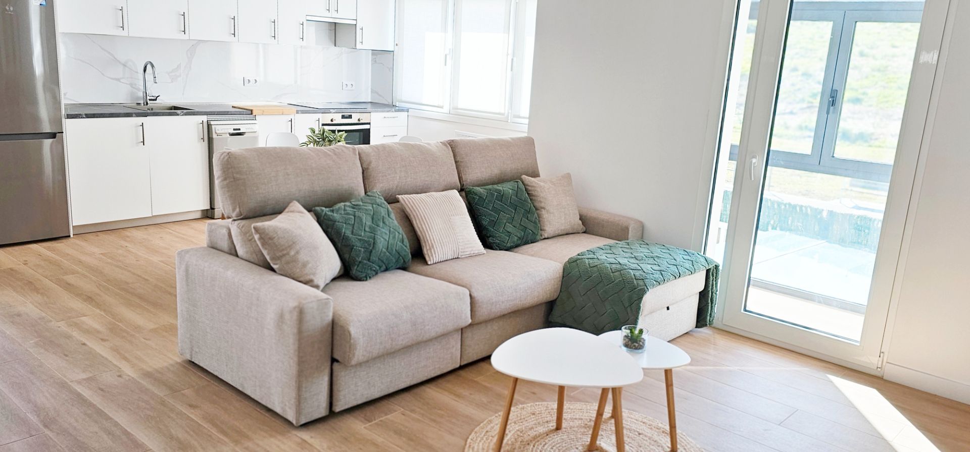 Living room of Apartment to rent in Sopelana  with Heating, Furnished and Oven