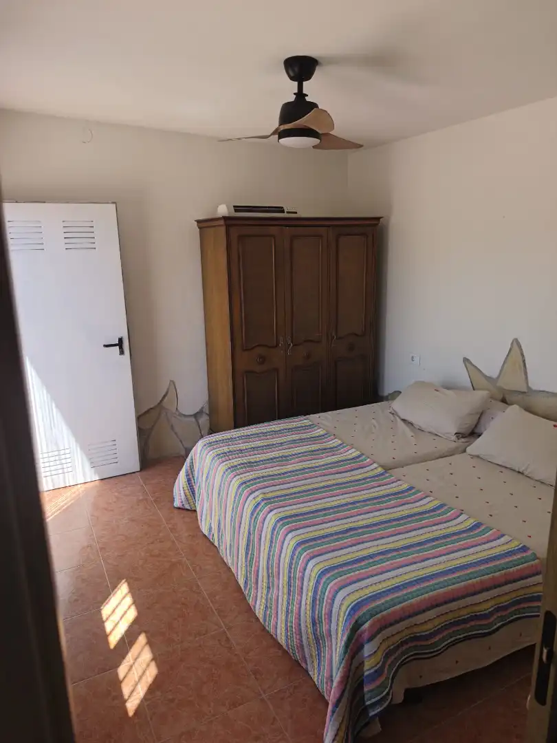 Bedroom of Houses for rent in Castellón de la Plana / Castelló de la Plana  with Air Conditioner, Private garden and Terrace