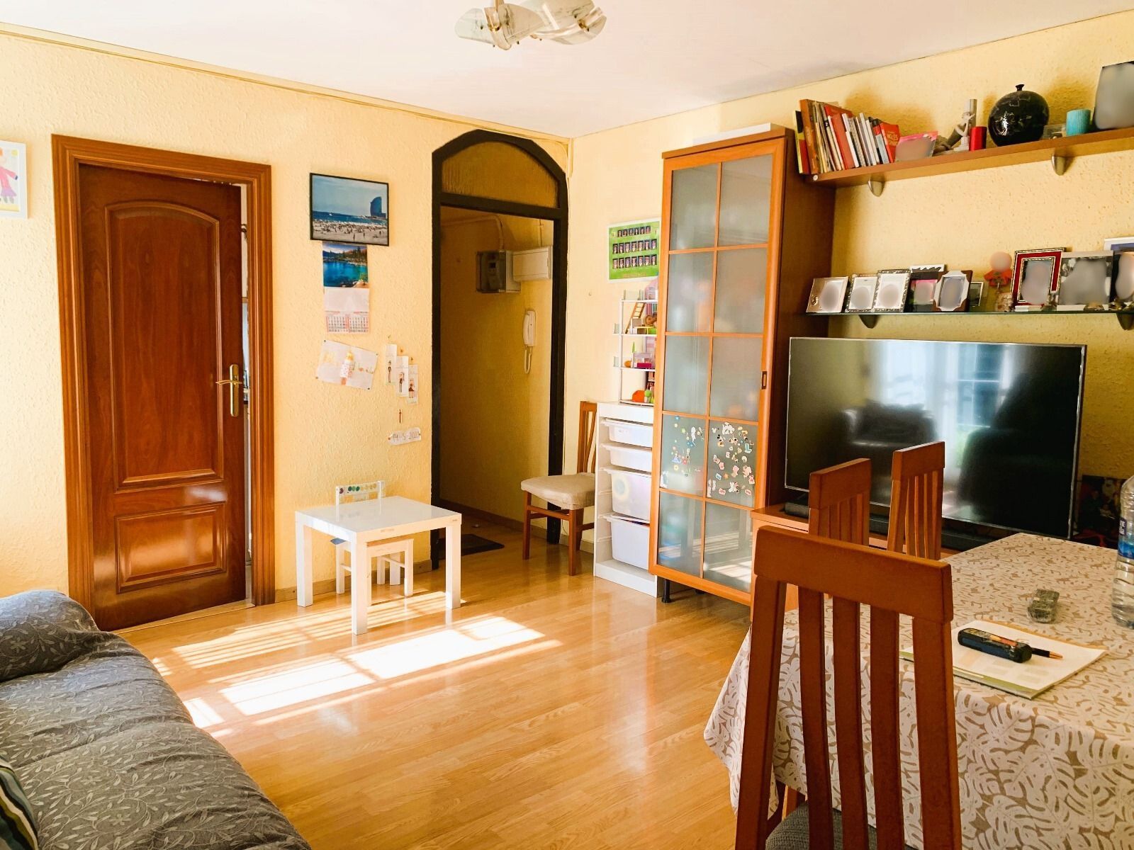 Sala de estar de Piso en venta en Badalona con Aire acondicionado y Calefacción