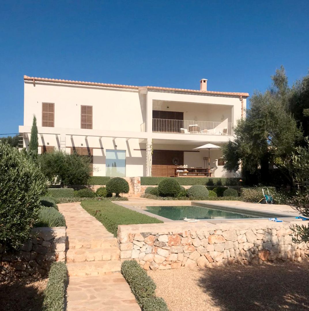 Vista exterior de Casa o xalet en venda en Santanyí amb Jardí privat, Terrassa i Piscina